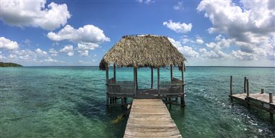  Mexiko Halbinsel Yucatan Lagune Bacalar